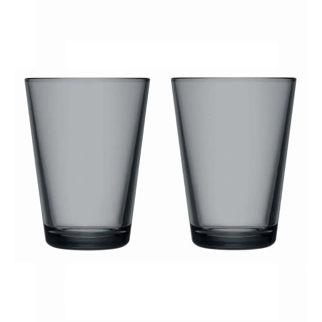 Set Vasos Kartio Gris Oscuro 400 ml