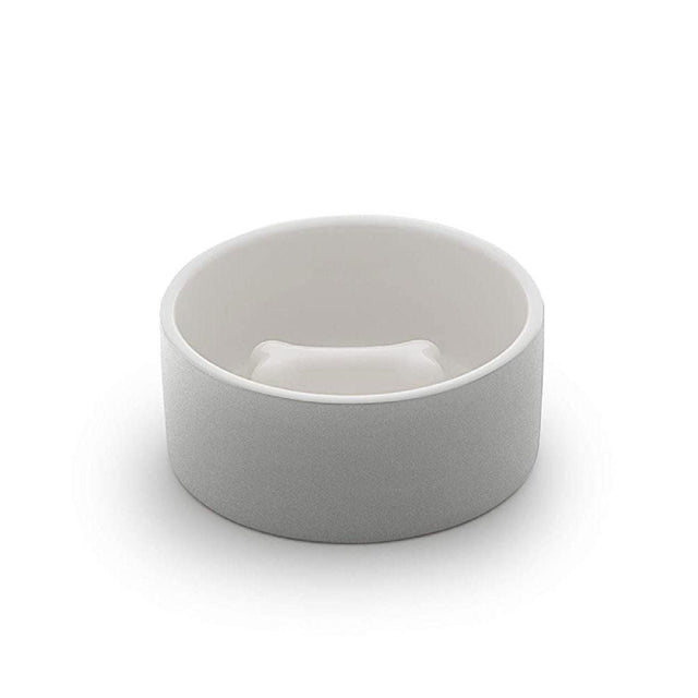 Plato Concreto Mediano Para Comida de Mascotas