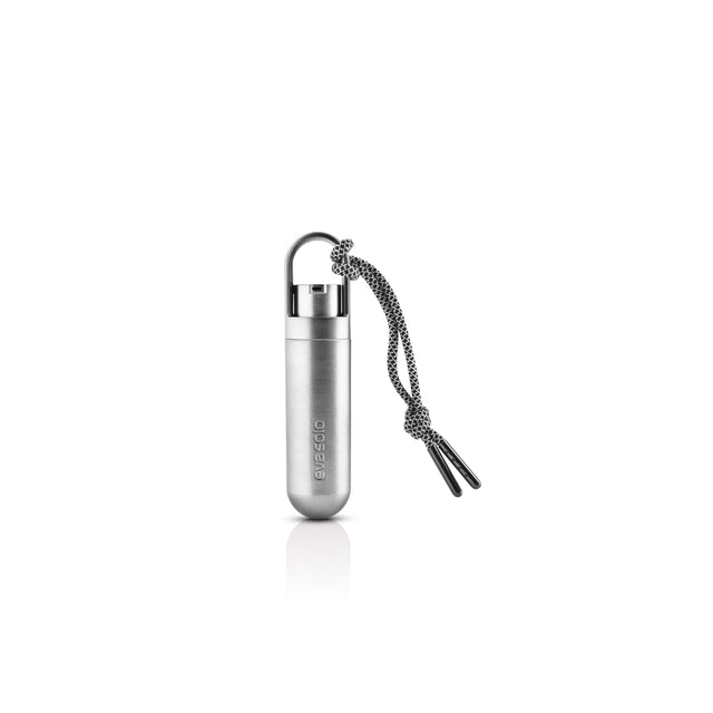 Mini Dispensador Plateado de Alcohol Gel