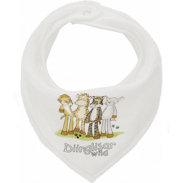 Babero Animales Salvajes Diinglisar