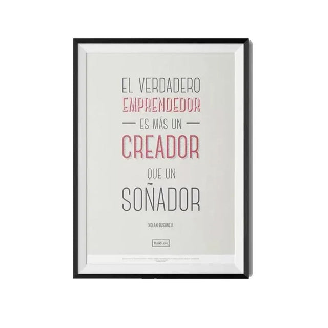 Lámina El Verdadero Emprendedor