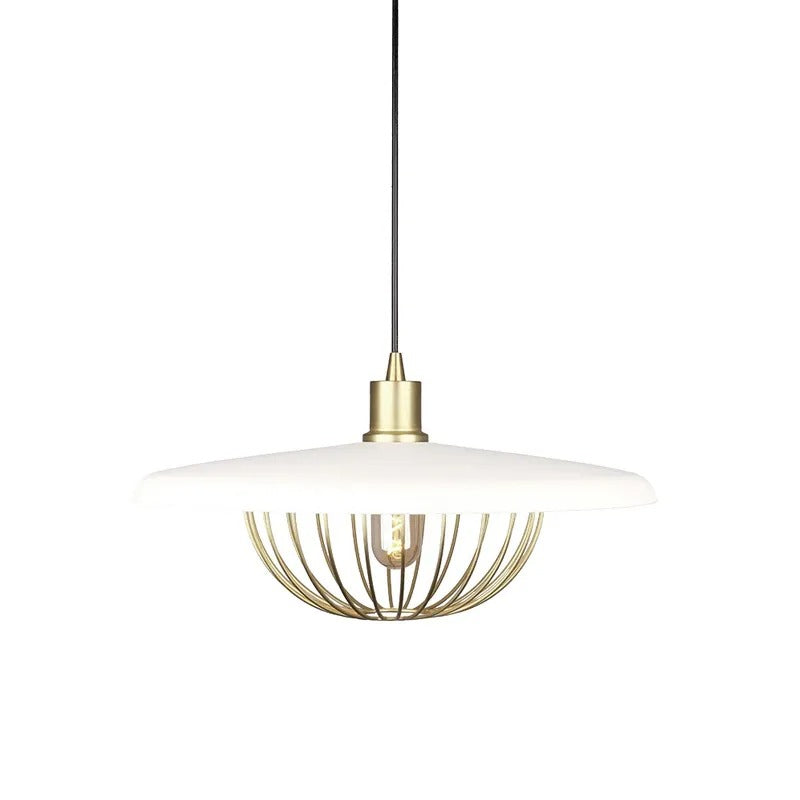 Lámpara Colgante de Metal blanca Heritage