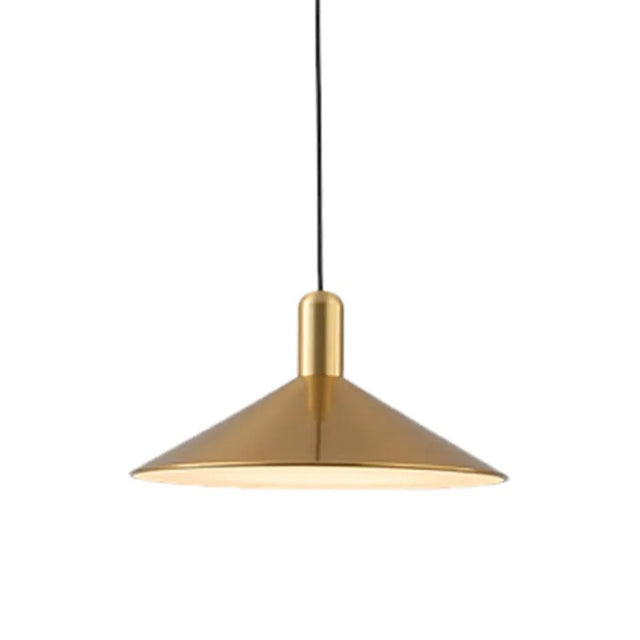 Lámpara Colgante de Aluminio Dorado Mahal