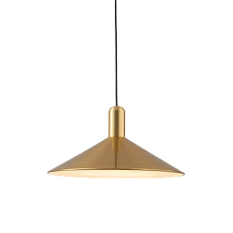 Lámpara Colgante de Aluminio Dorado Mahal