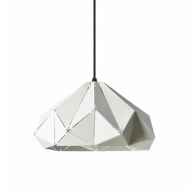 Lámpara Colgante Metálica Blanca Origami I