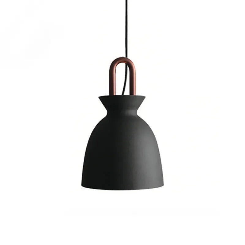 Lámpara Colgante Metálica Negra Bold-C