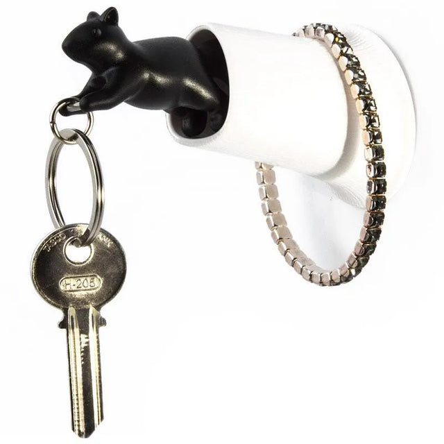 Llavero Ardilla Negro