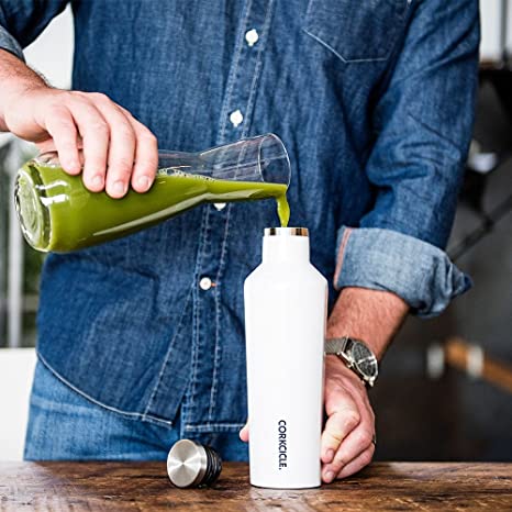 Botella de Agua Térmica 475 ml Gloss White