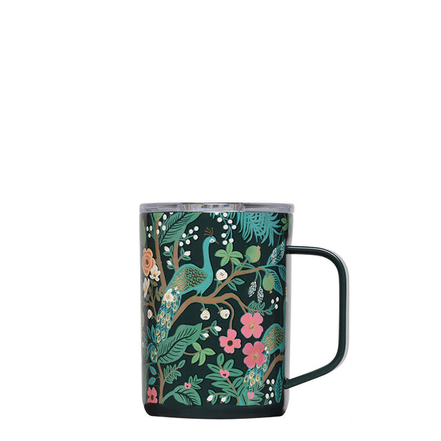 Tazón Térmico Mug 475ml Rifle Paper Peacock Blue