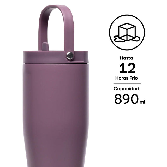 Vaso Térmico Hermético Go Cup XL 890ml Mauve