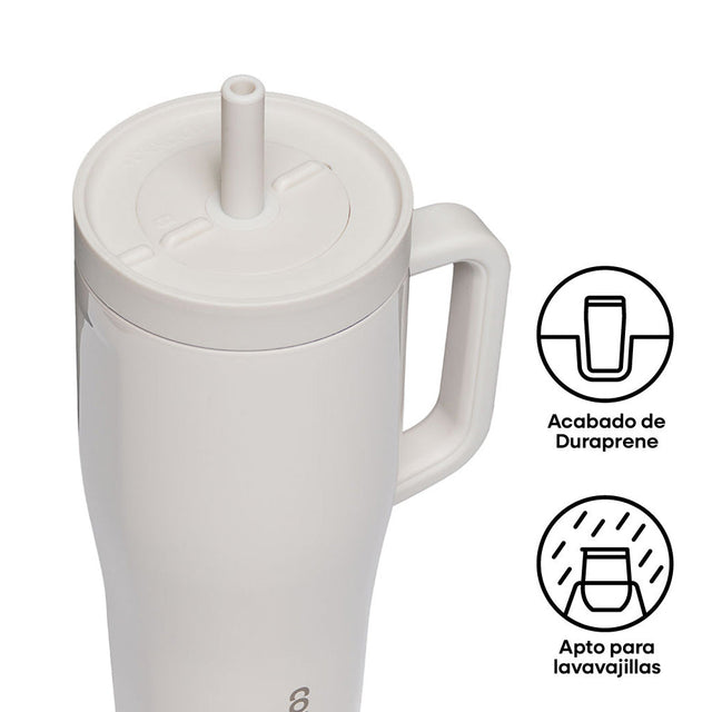 Vaso Térmico Cruiser Hermético 650ml Gloss Oat Milk