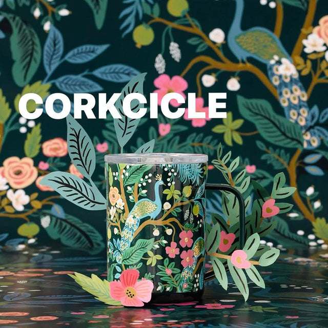 Tazón Térmico Mug 475ml Rifle Paper Peacock Blue