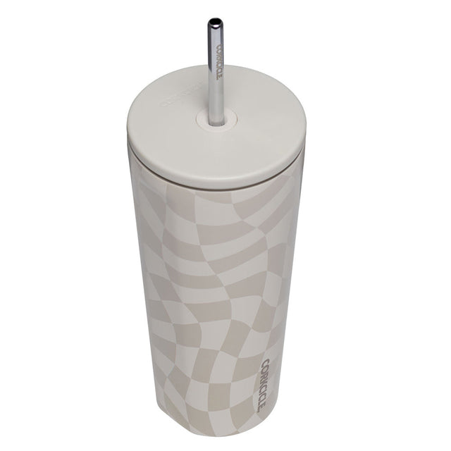 Vaso Térmico Cold Cup 700ml Wavy Checkerboard Neutrals