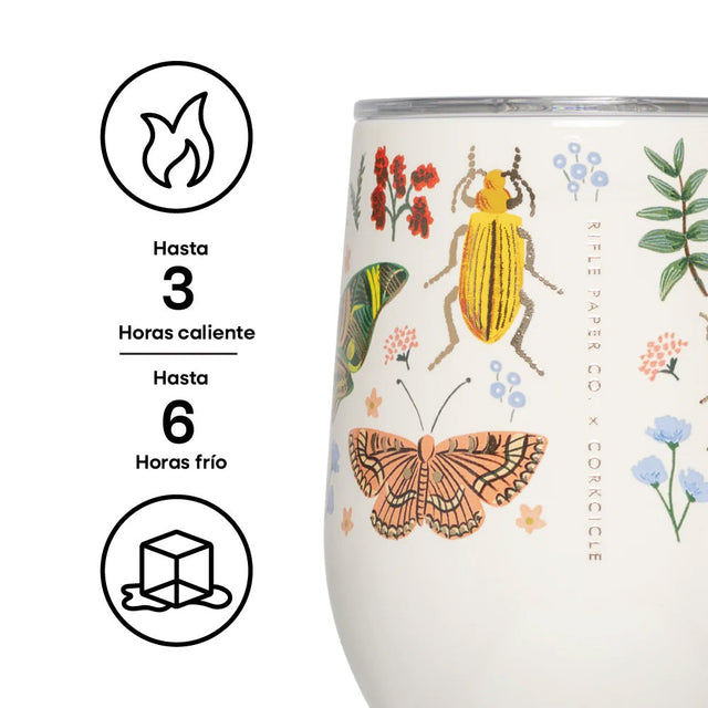 Copa Térmica 355ml Rifle Paper Curio Cream