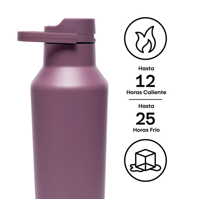 Botella Térmica Sport 600ml Mauve