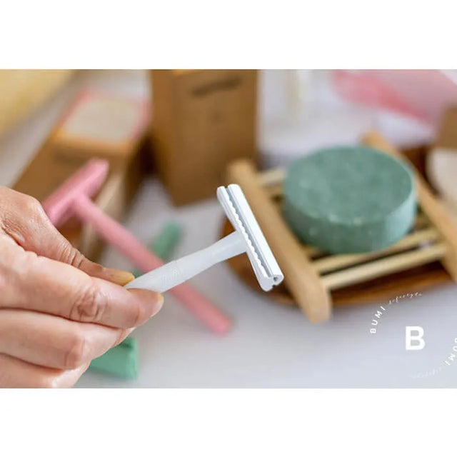 Rasuradora Reutlizable Con 10 Hojas de Repuesto