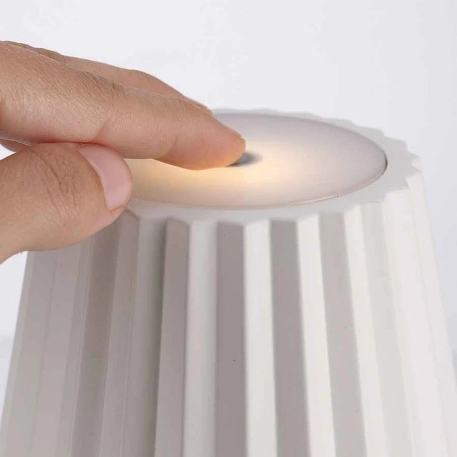 Lámpara de Mesa Blanco Shift Plisse