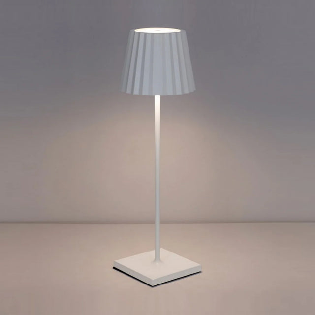 Lámpara de Mesa Blanco Shift Plisse