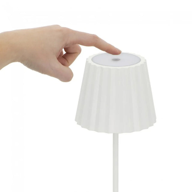 Lámpara de Mesa Blanco Shift Plisse