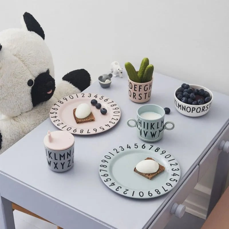 Taza de Melamina ABC Gris