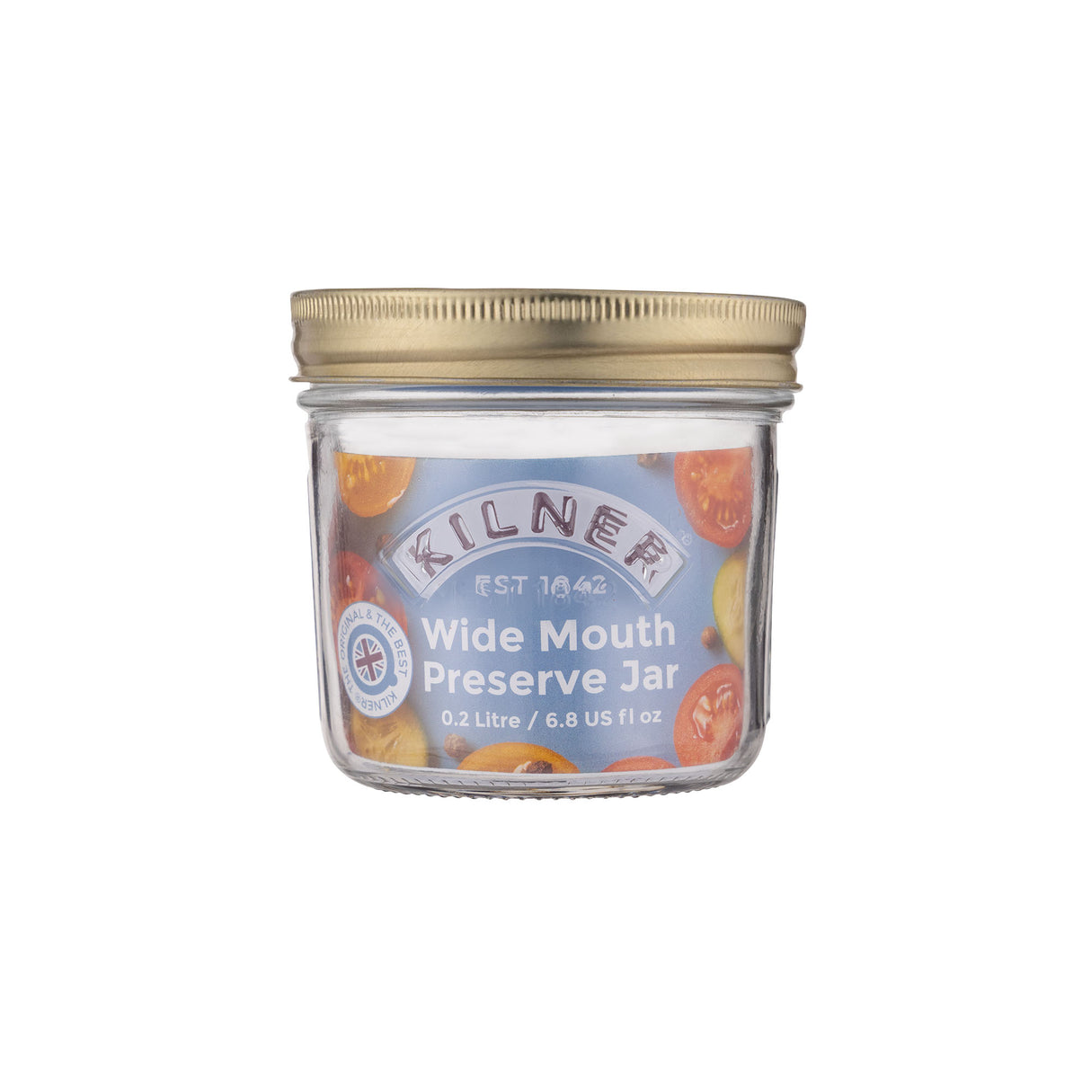 Frasco Kilner Conservas Boca Ancha 0.2 Lt