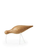 Figura Shorebird Grande Madera y Blanco