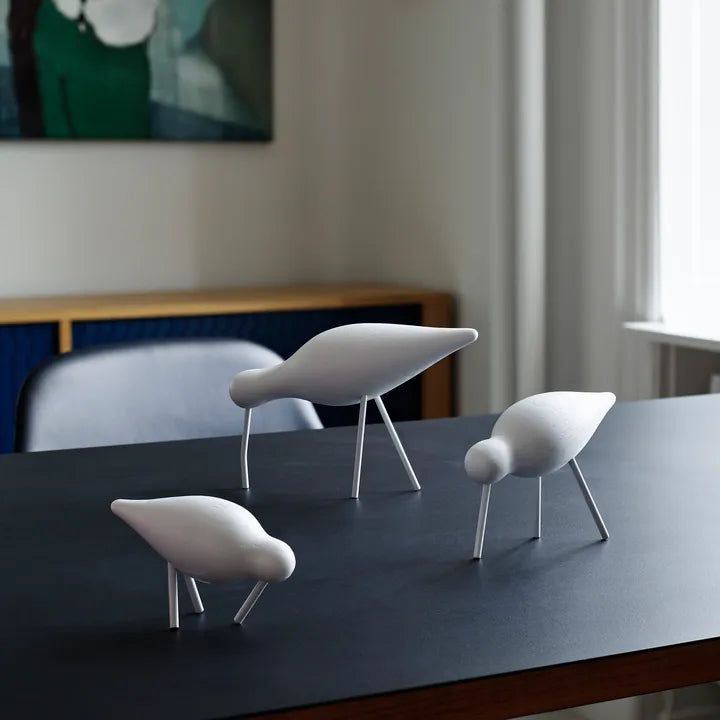 Figura Shorebird Grande Blanco