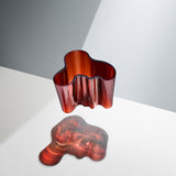 Florero Alvar Aalto Cranberry Rojo 20.8 cm Diámetro