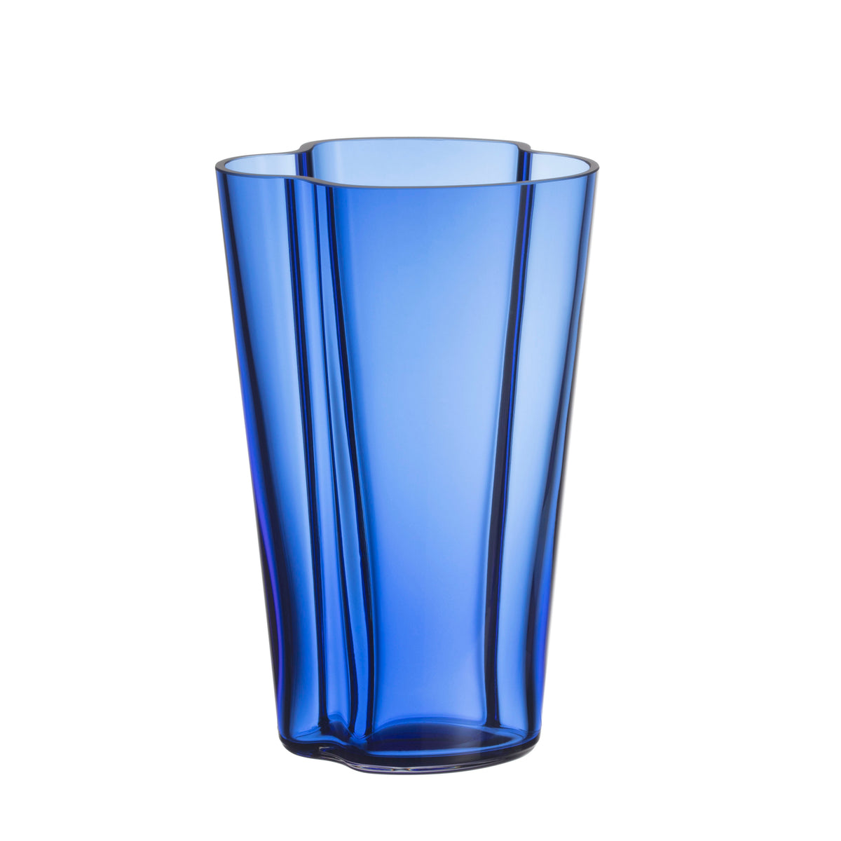 Florero Alvar Aalto Azul Marino 22 cm Diámetro