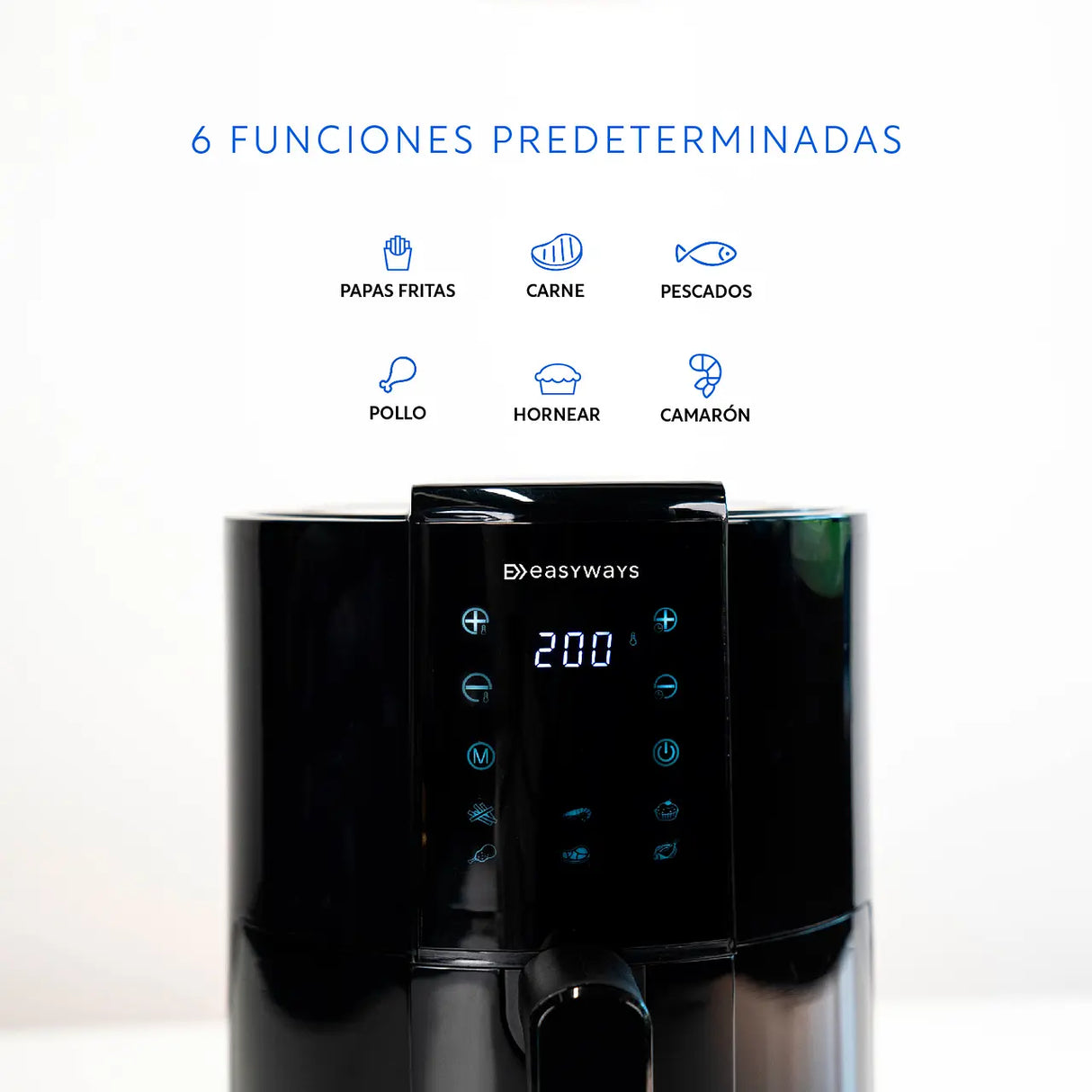 Freidora de Aire Air Fryer Fast 1.8 Litros