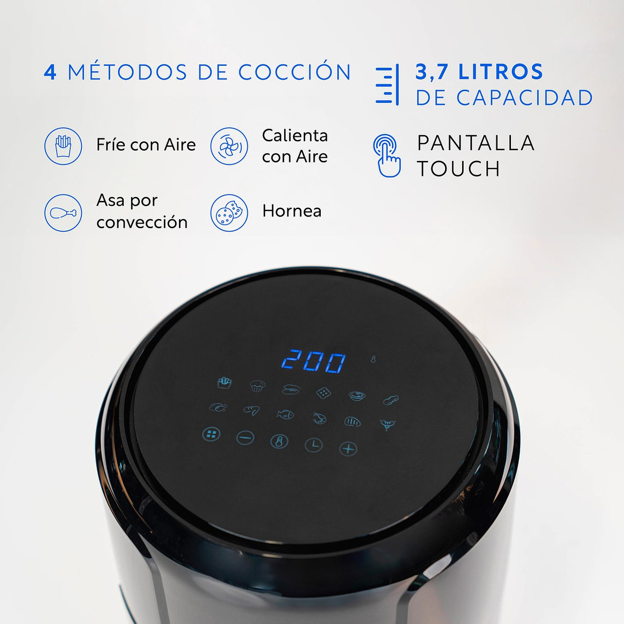 Freidora de Aire Air Fryer MultiTouch 3.7 Litros