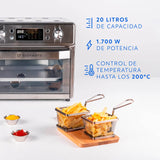 Freidora de Aire Air Fryer Gourmet Pro 20 L