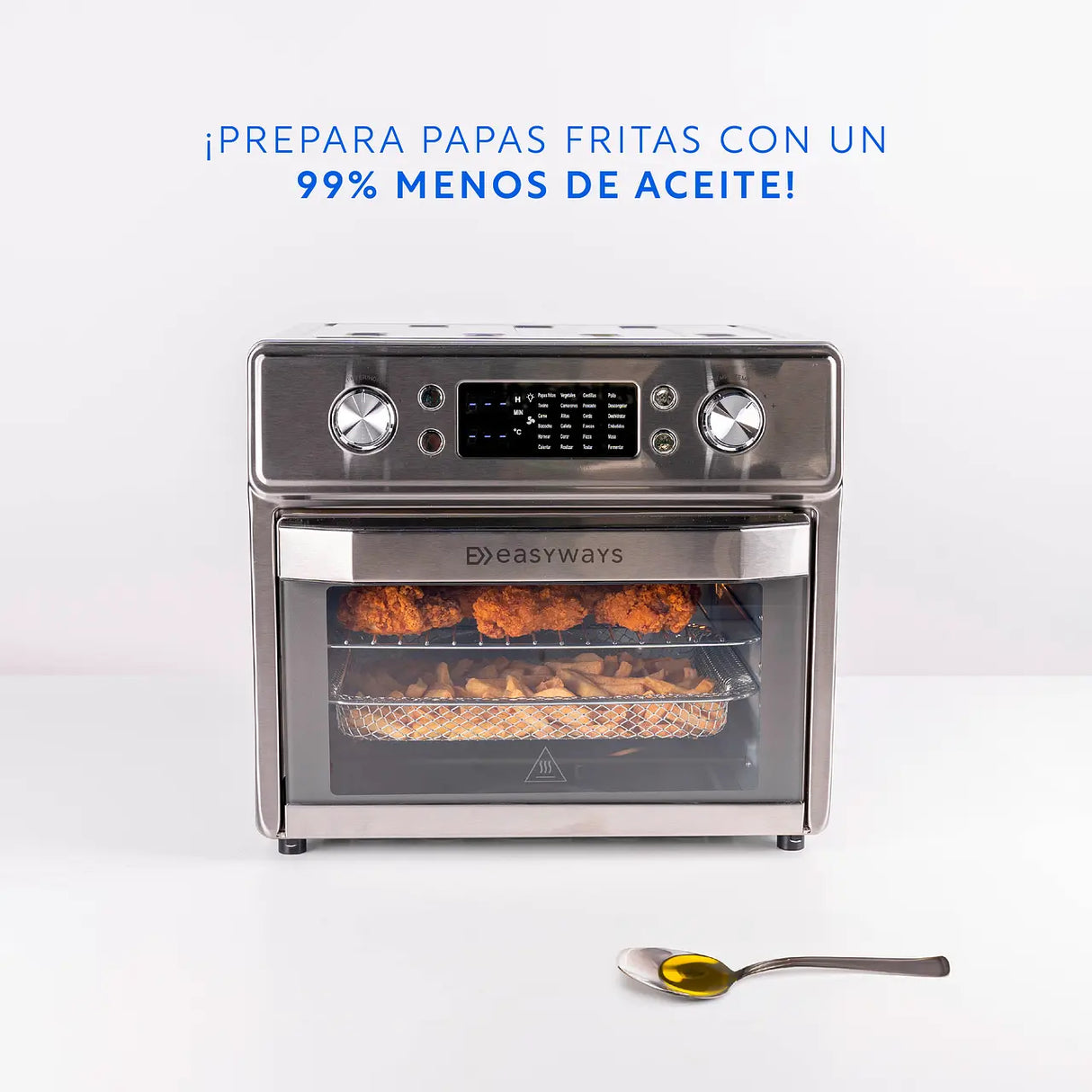 Freidora de Aire Air Fryer Gourmet Pro 20 L