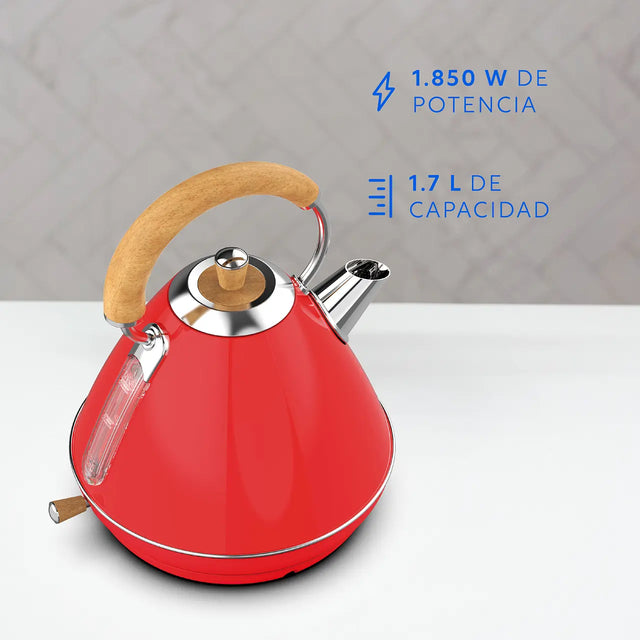 Hervidor Design Rojo