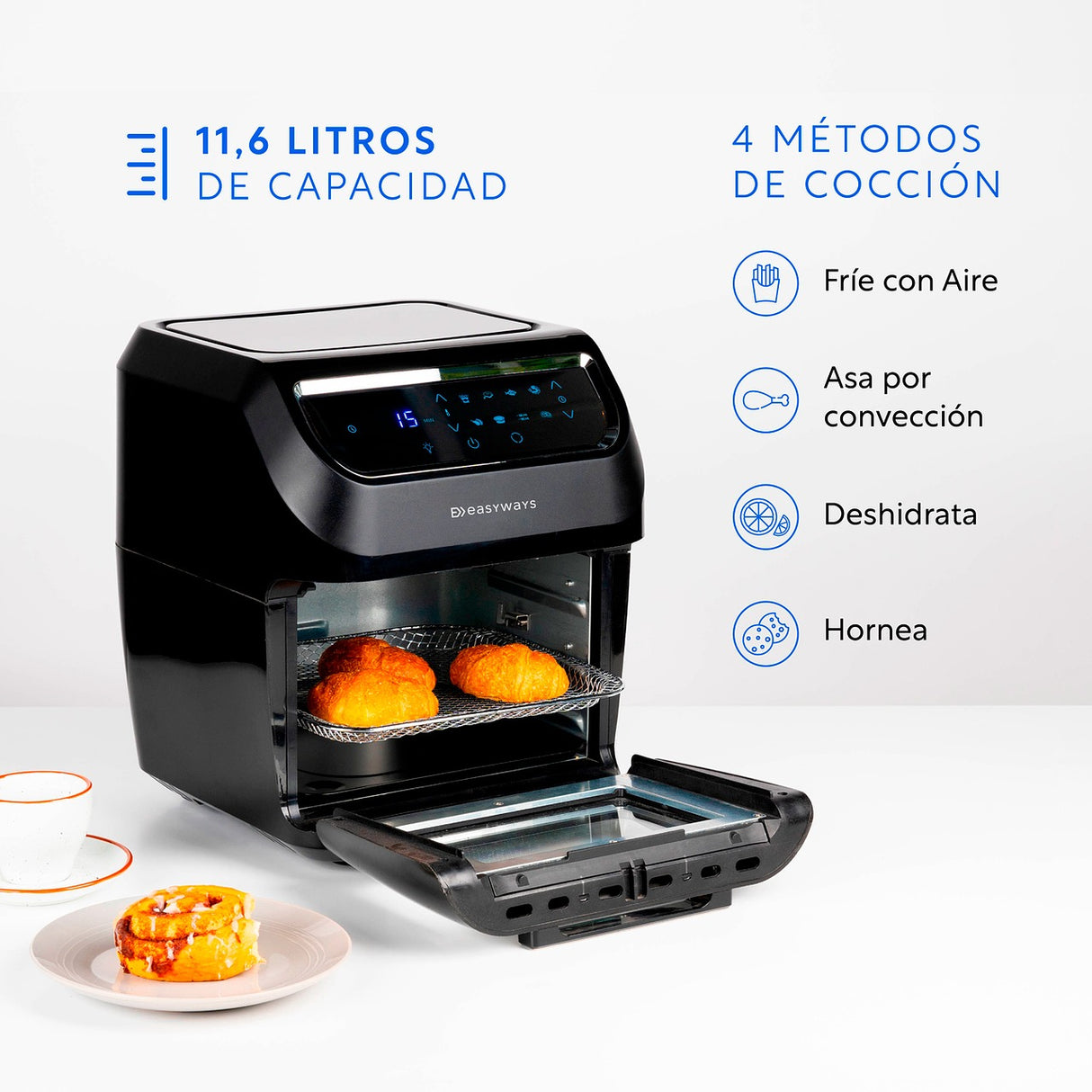 Freidora de Aire Fryer Plus 11.6 Litros