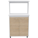 Mueble de Cocina Kitchen, Blanco y Rovere