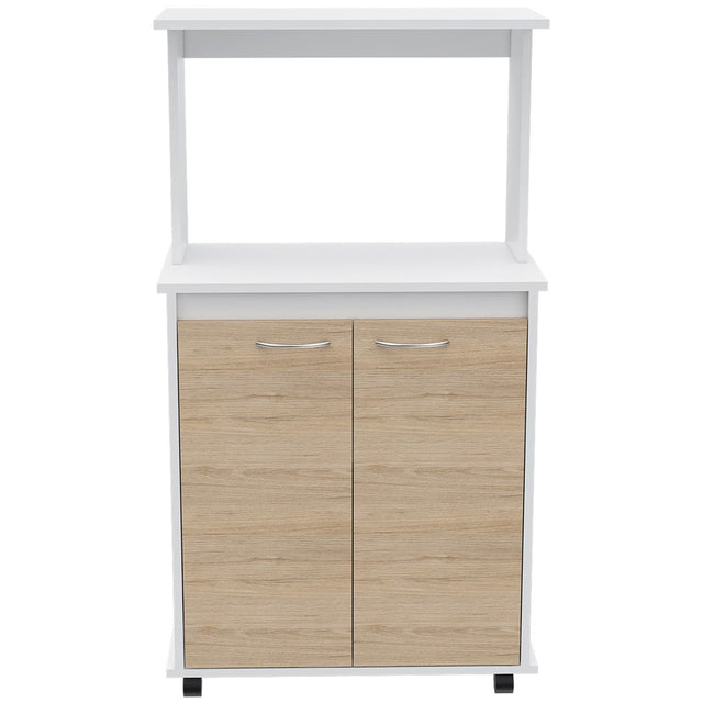 Mueble de Cocina Kitchen, Blanco y Rovere