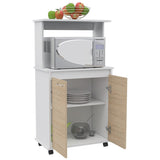 Mueble de Cocina Kitchen, Blanco y Rovere