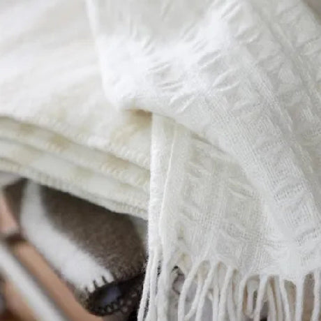 Manta Twist Blanca
