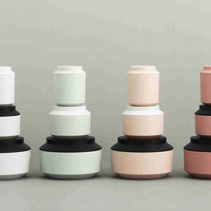 Contenedor Geo 15Ø Nude Black