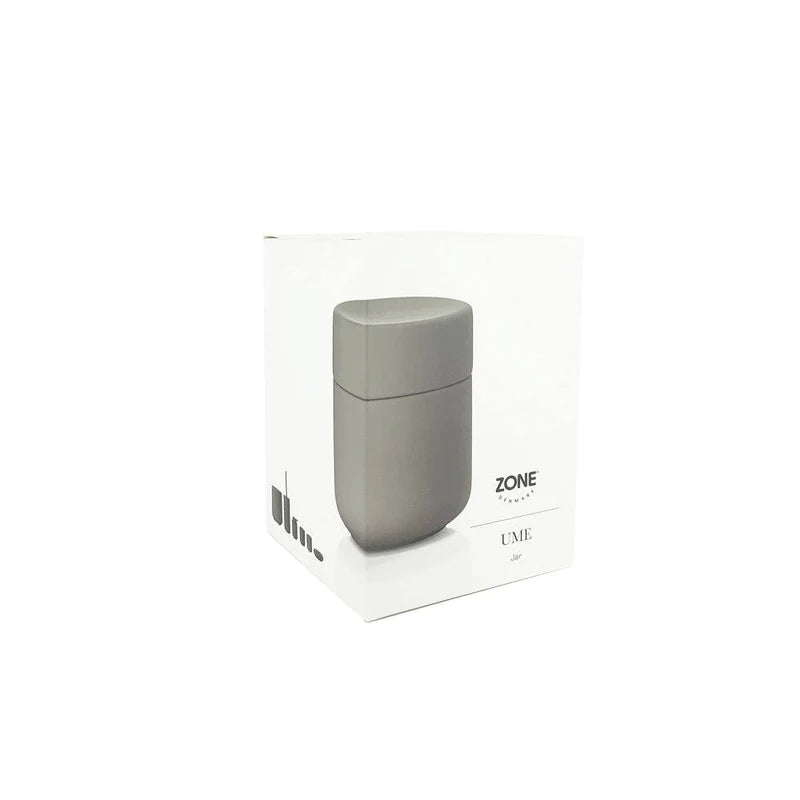 Vaso Con Tapa Taupe UME