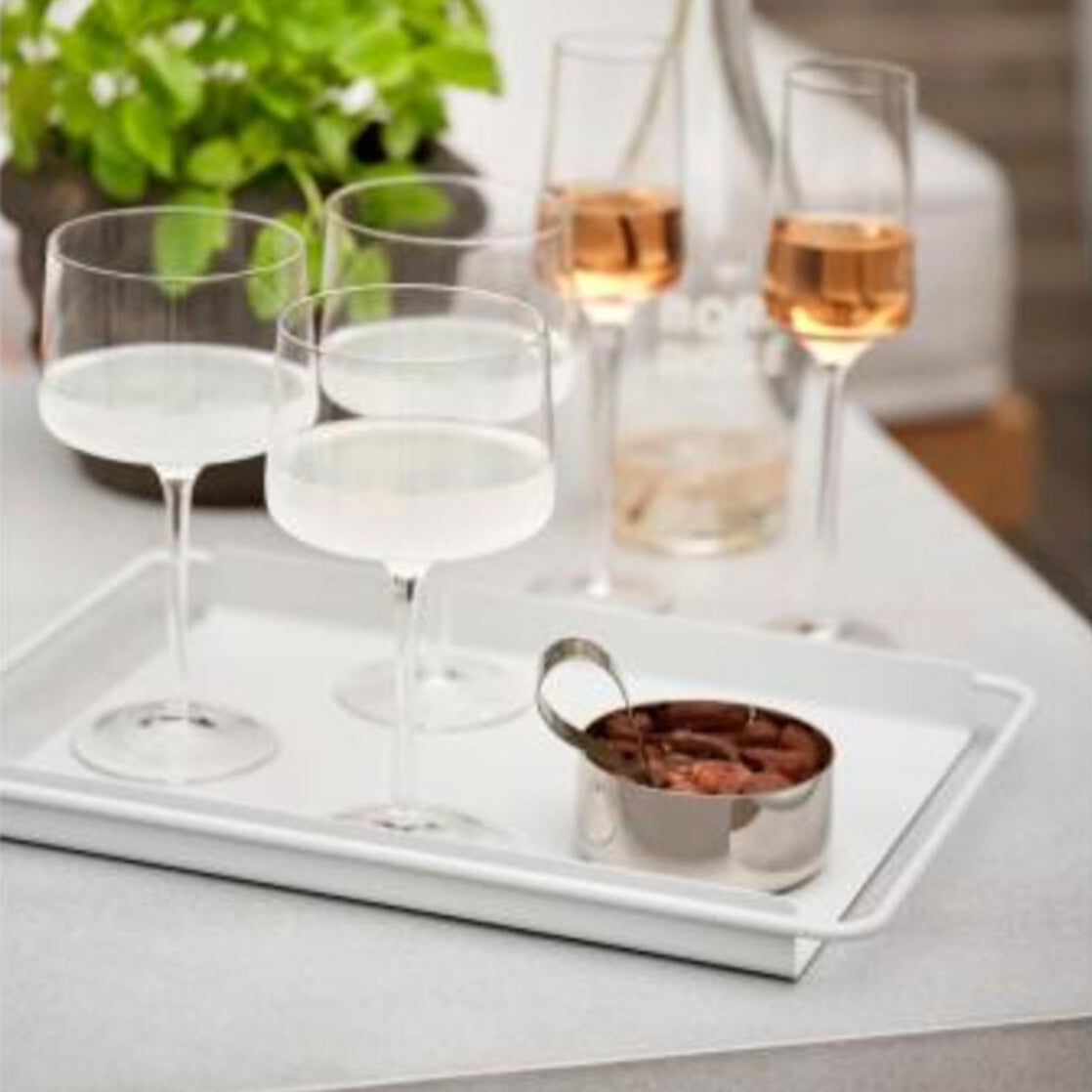 Carrito de Cócteles Gris Claro Trolley