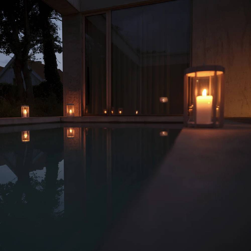 Farol Firefly Gris Claro