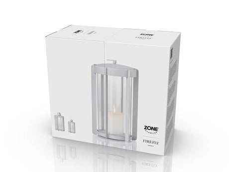 Farol Firefly Bajo Gris Claro