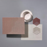 Salvamanteles Hexagonal Gris Claro