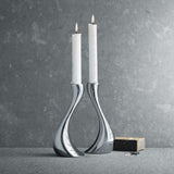 Set 2 Candelabros Medianos Cobra