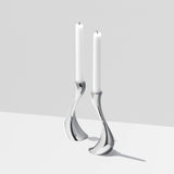 Set 2 Candelabros Medianos Cobra