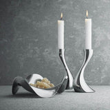 Set 2 Candelabros Medianos Cobra