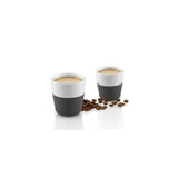 Set 2 Tazas Espresso Negras