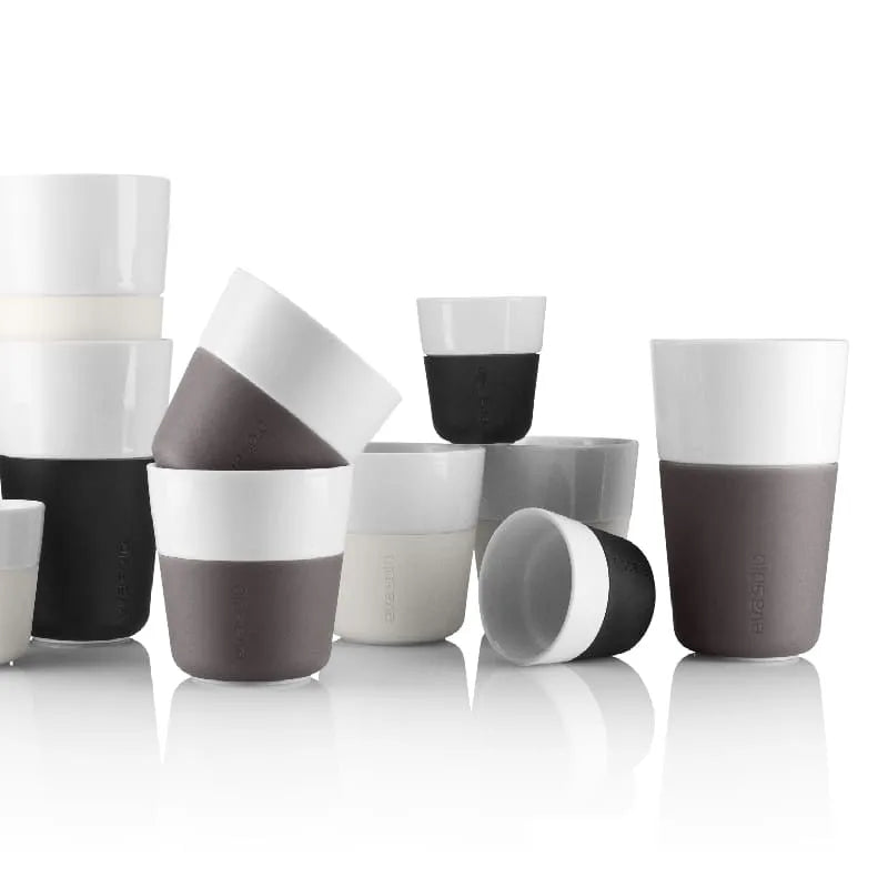 Set 2 Tazas Espresso Negras